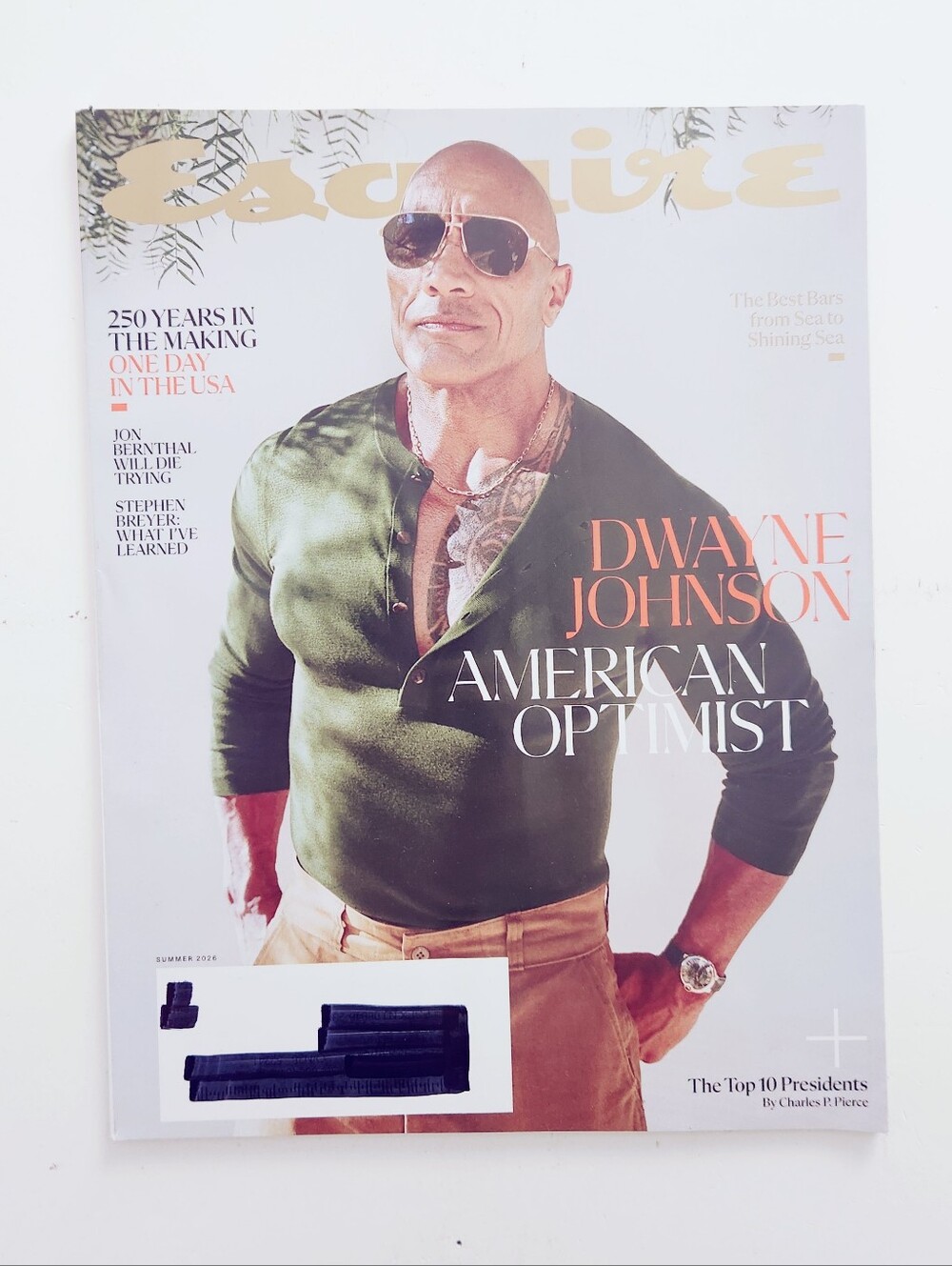 🍭7/$15 Esquire Magazine Summer 2026 Dwayne Johnson